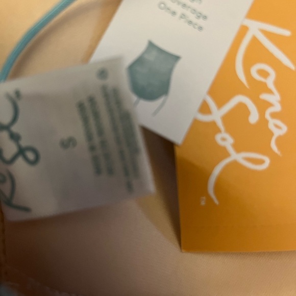 Women's Pique Bandeau High Coverage One Piece Swimsuit - Kona Sol™ Multi - Picture 5 of 7